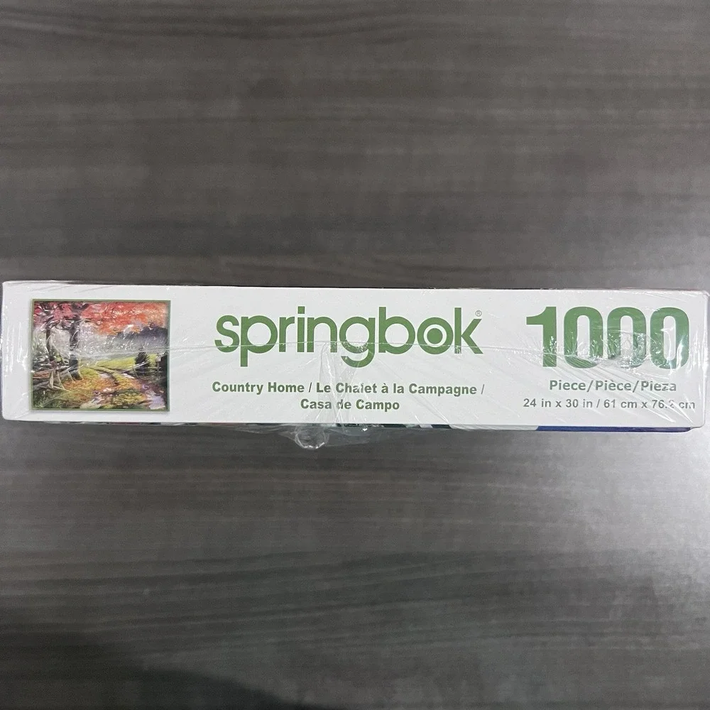 Springbok's 1000 Piece Jigsaw Puzzle Country Home Brand New USA Factory Sealed